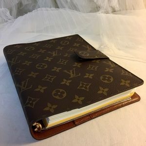 Auth Louis Vuitton Monogram Agenda  Planner Diary
